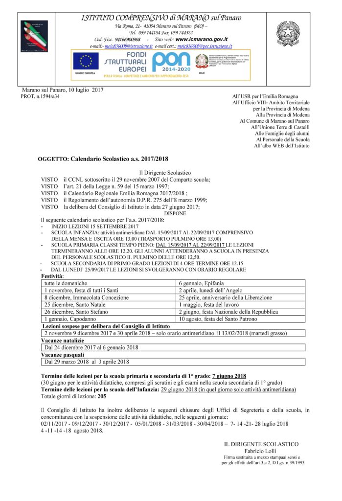 Calendario Scolastico 2017-2018 (1)