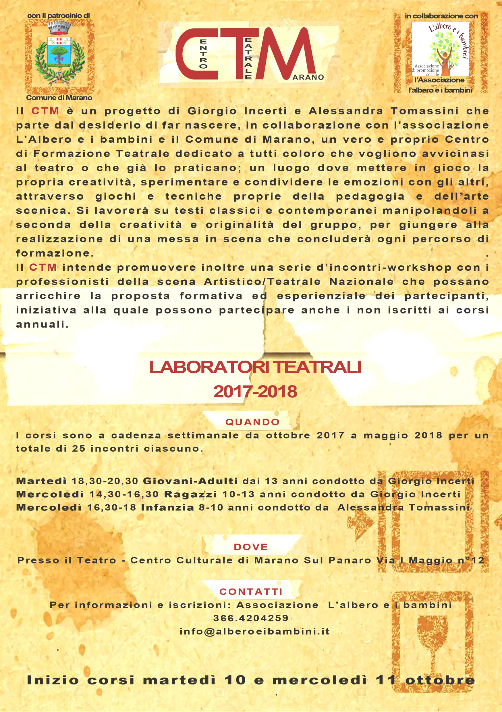 Progetto teatrale